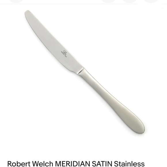 Set of 6 Robert Welch designer Meridian Stainless Satin Knives Discontinued - Picture 5 of 9